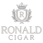 logo ronald cigar square white